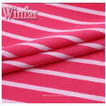 Textile Single Jersey Yarn Dye Spandex Polyester Fabric